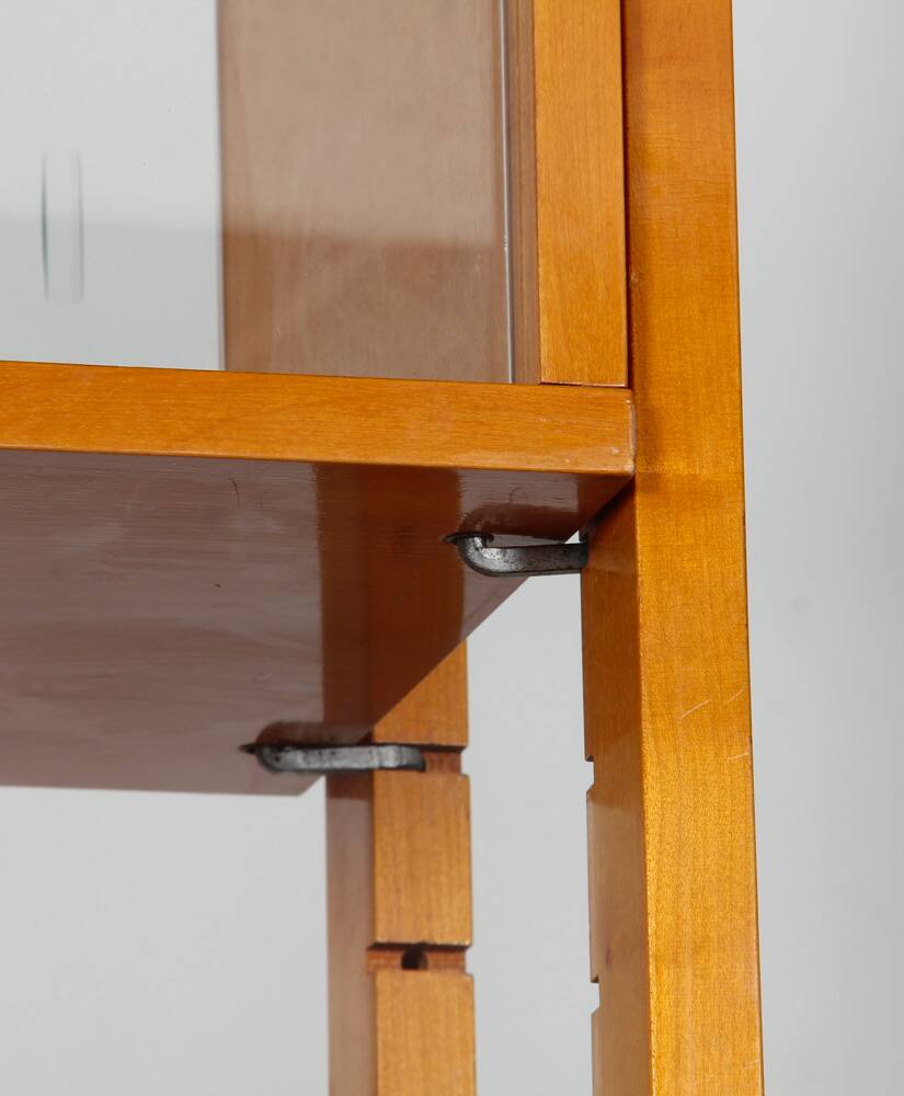 Vintage Czech design wall unit from the 1970s