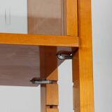 Vintage Czech design wall unit from the 1970s