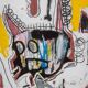 Jean-Michel Basquiat. Numbered color silkscreen print. 1990s.