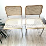 Cesca B32 chairs by Marcel Breuer