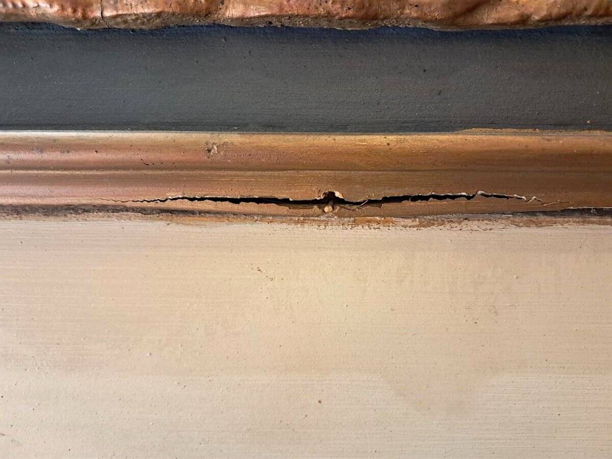 Trumeau mirror, late 19th to early 20th century.