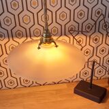 White opaline hanging lamp