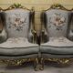 Louis XV style armchairs