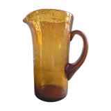 Amber glass decanter from Biot