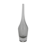 Scandinavian Glass Vase with Slim Neck, 1960s