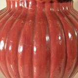 Art Deco three-light ceramic lamp