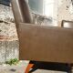 Vintage Scandinavian olive green armchairs