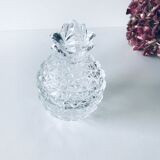 Crystal pineapple candy jar