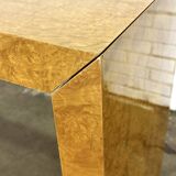 Table console avec bois de ronce de Selva