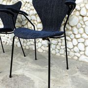 Pair armchairs 3270 butterfly series Arne Jacobsen for Fritz Hansen, vintage 1964