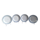 4 Terre de Fer Saint Amand et Hamage plates “Chicorée Williot” model