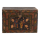Antique Chinese chest painted in pine wood – China, circa 1900