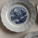 Assiettes décorées delft