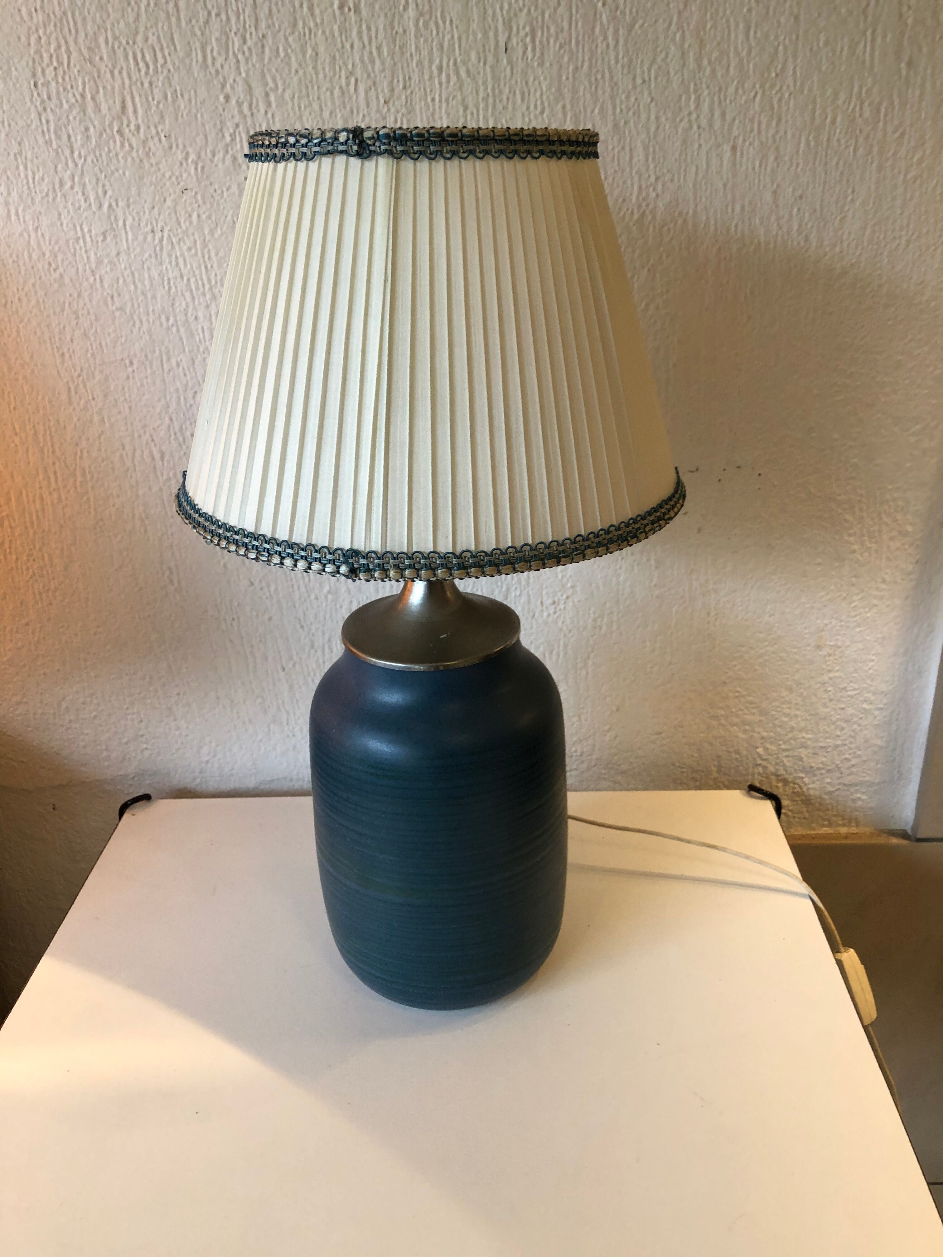 1960s ceramic lamp