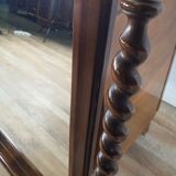 Vintage turned mirror from 80s