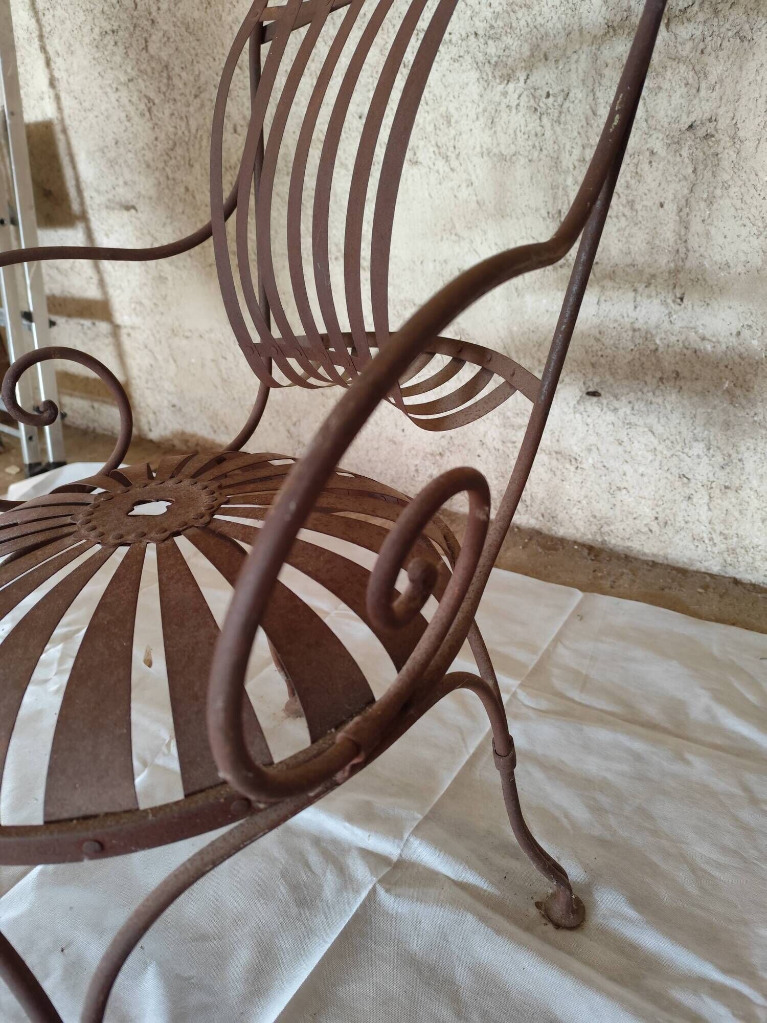 Garden armchair