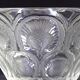 Coupe Lalique Crystal Cut decoration Thistles Master Piece-Circa 1960s