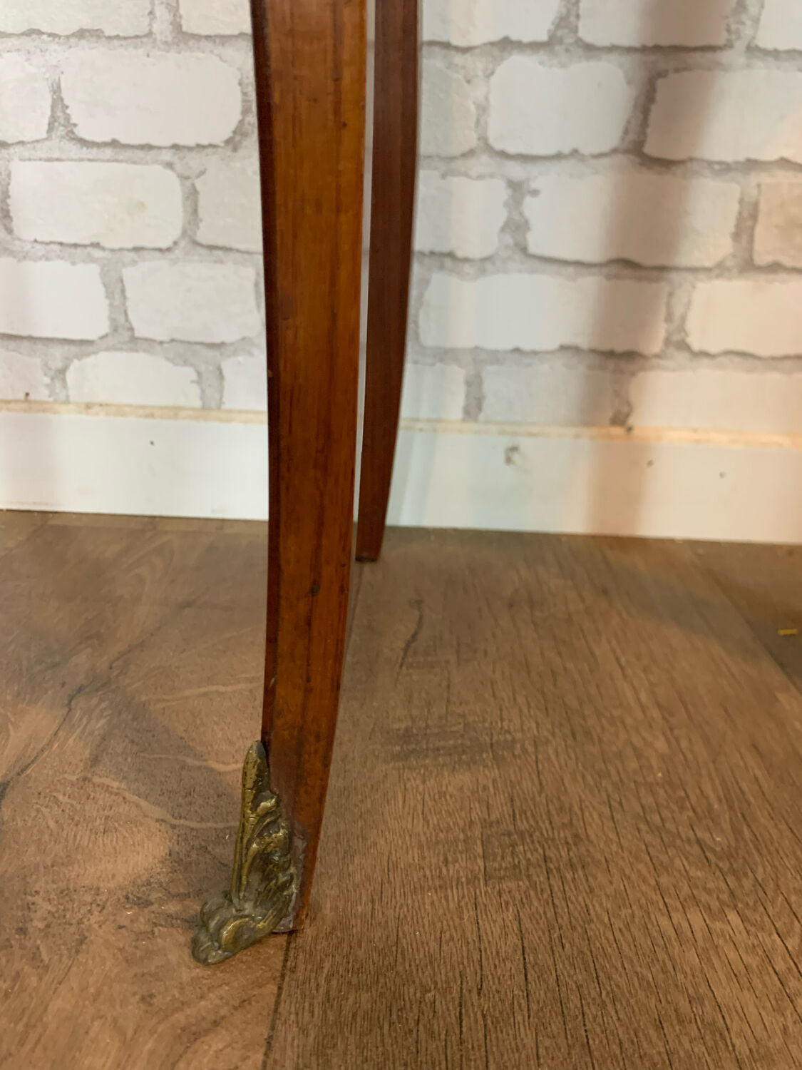 Bedside table in Louis XV style marquetry