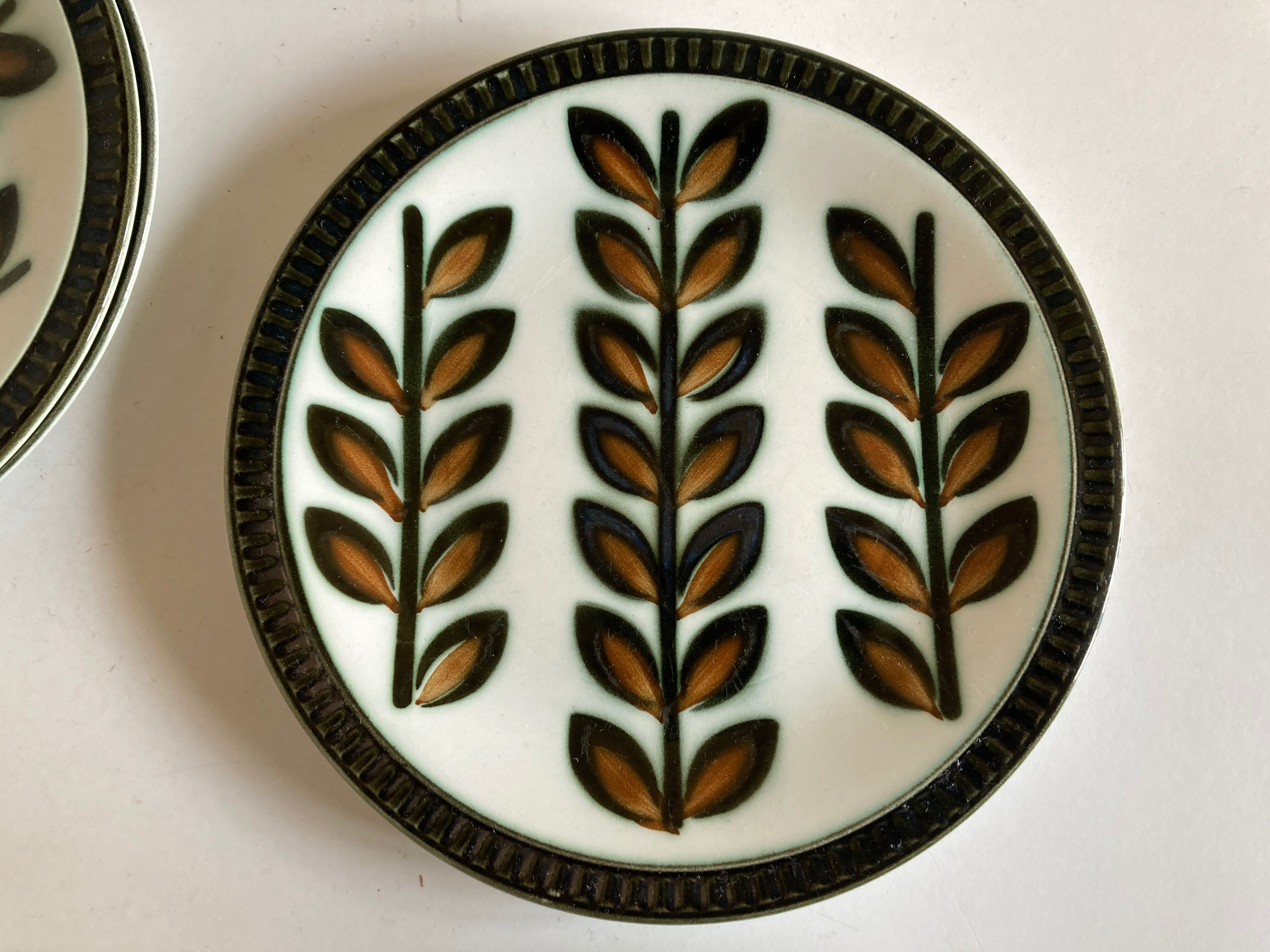 Set of 11 plates Rambouillet Boch 1960