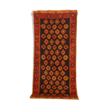 Tapis taznakht vintage fait main 84 x 187 cm - Tapis couloir berbère - Tapis en laine