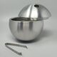1970s Gorgeous "Bowling" Cocktail Shaker With Ice Bucket Tauma by Guzzini.