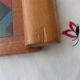 Art deco wooden tray