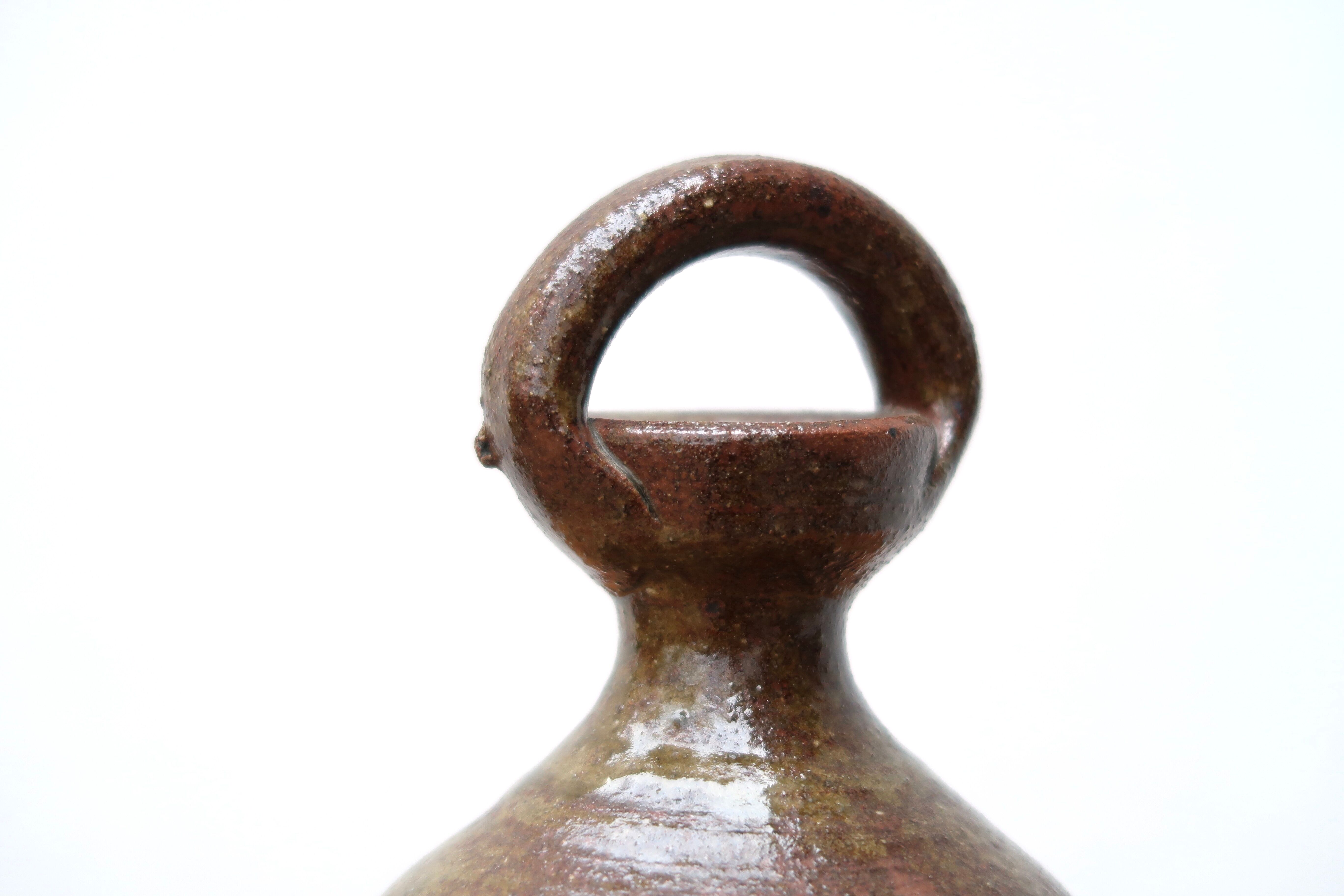 Sandstone lantern candle holder, 60s