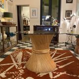 Vintage Mcguire bamboo table