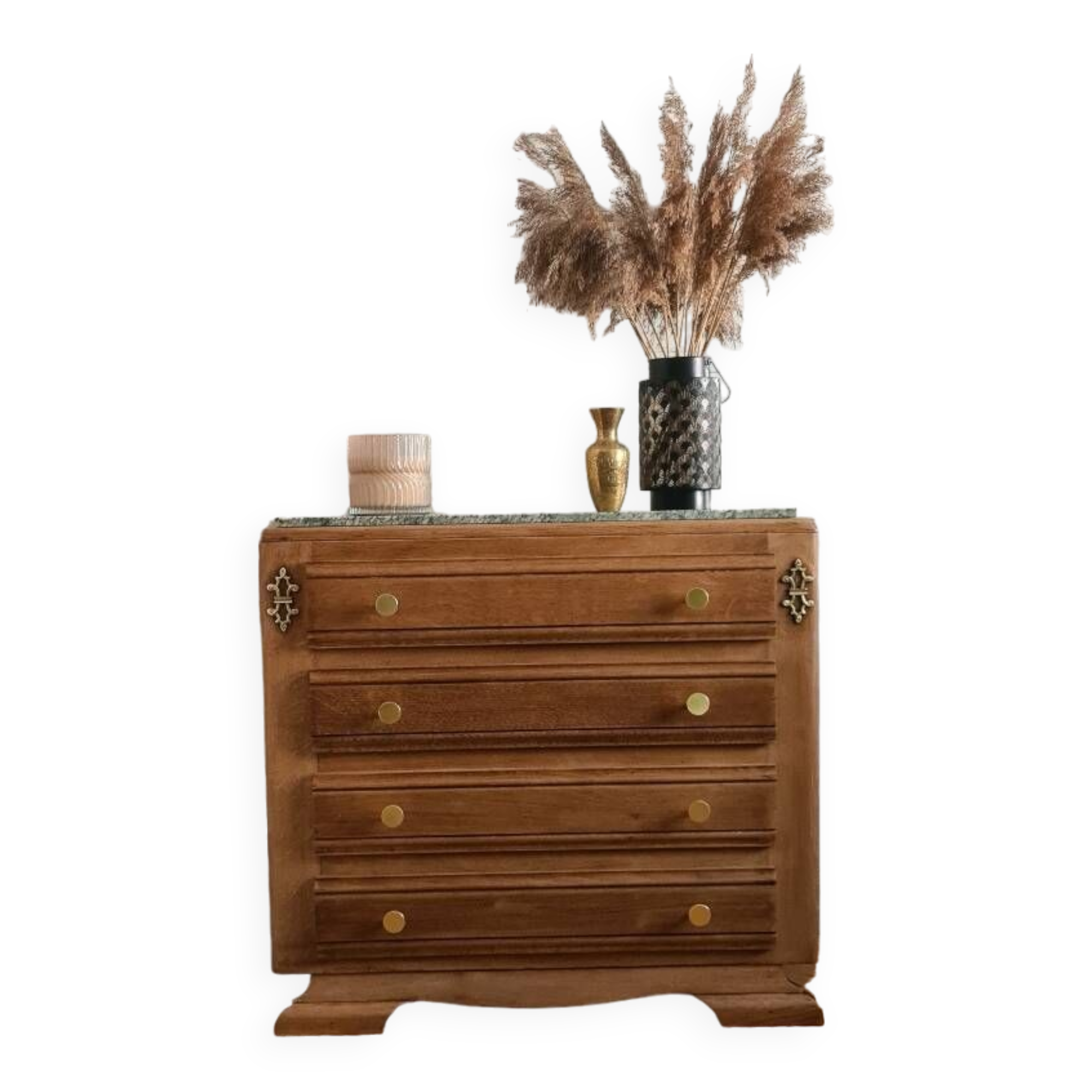 Art Deco oak chest of drawers