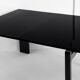 Vintage extendable table / console in lacquered wood by Paul Michel, France 1990