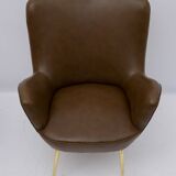 Pair of Mid-century Modern Italian Design Armchairs, 1950s