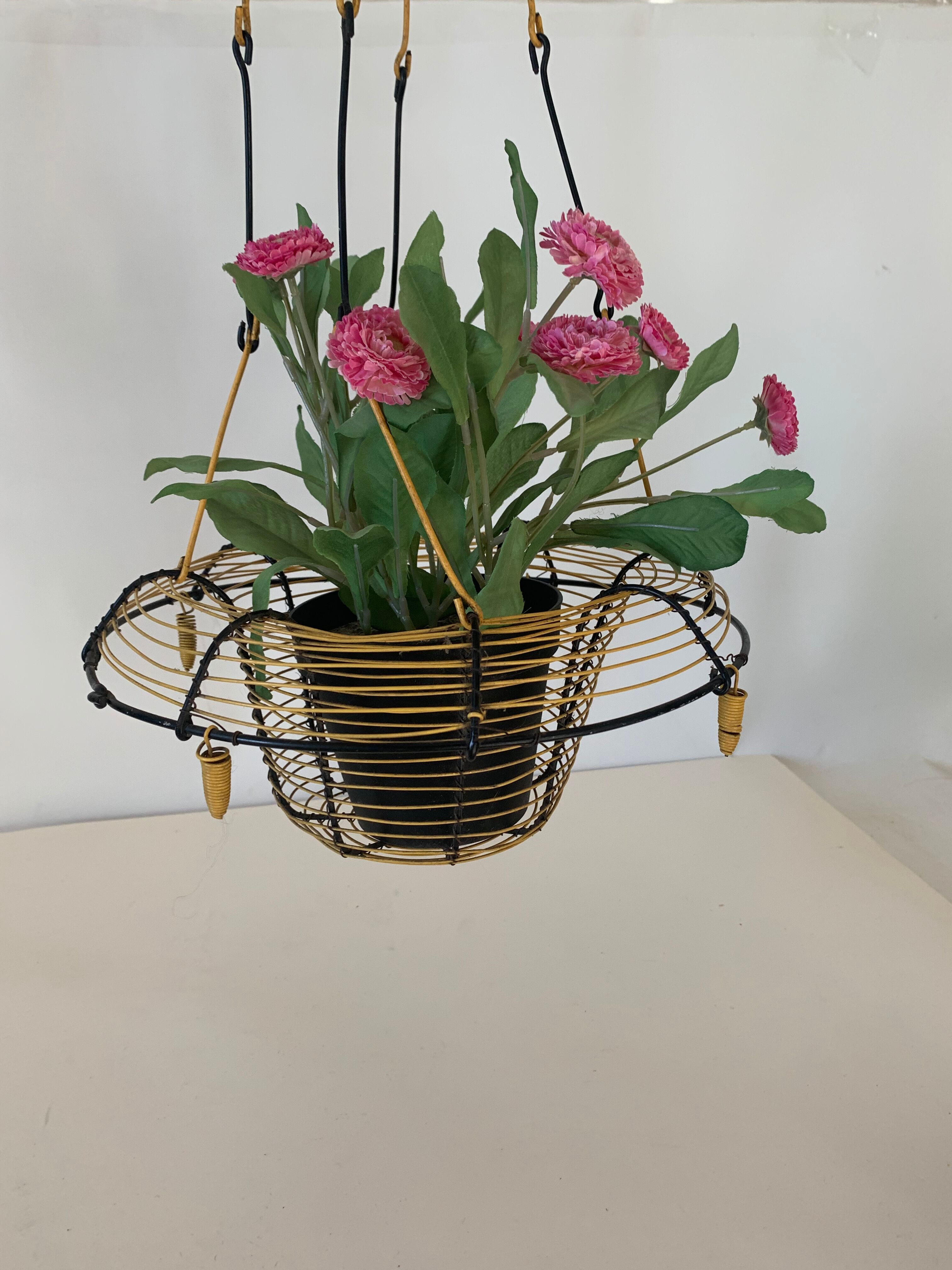Vintage pendant plant holder