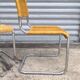 Pair of cantilever and rattan chairs from the 70s