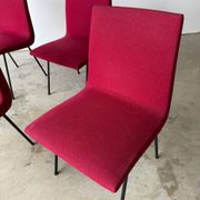Set of 4 designer chairs model CM 145 by Pierre Paulin