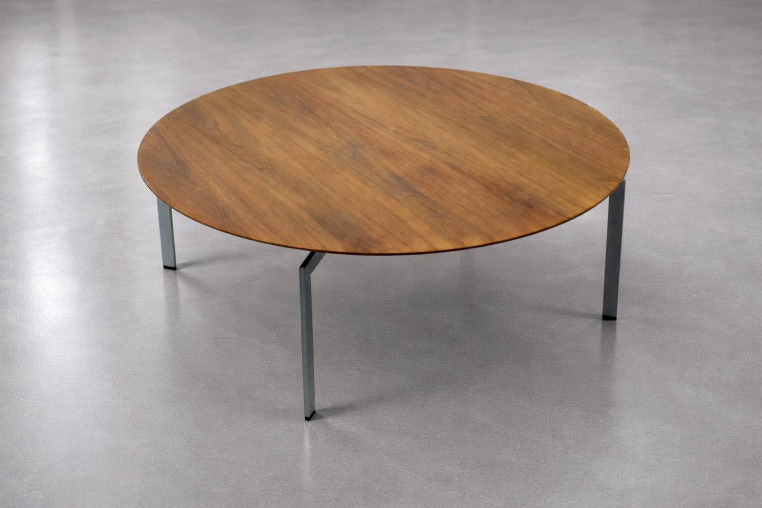 Vintage Mid-Century Scandinavian Modern Round Trippo Table