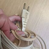 English lamp base, ostrich egg