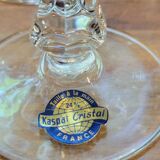 6 verres à vin en cristal 24% Cristallerie Kaspar Lemberg Lorraine vintage