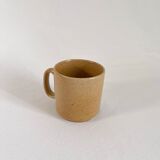 Vintage mug in speckled beige sandstone