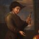 Great 18th century genre scene painting