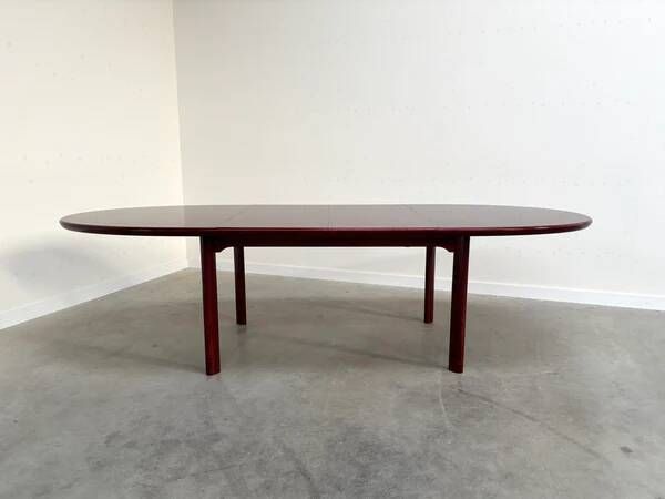 Large oval dining table by Skovby Møbilfabrik, Denmark 1960s