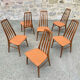 Suite de 6 chaises par Niels Koefoed, 1960