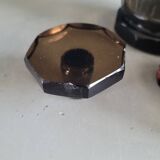 Smoked glass liqueur set