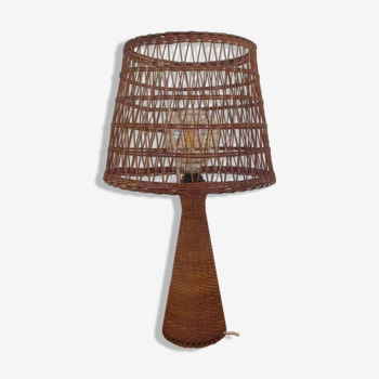 1960 Wicker Lamp