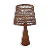1960 Wicker Lamp