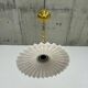Art Nouveau pendant lamp in brass