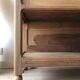 Vintage solid wood sideboard / serving trolley, Art Deco style