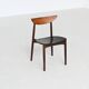 Harry Ostergaard pair of dining chairs rosewood Randers Denmark 1960