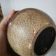 Vintage Fat Lava Vase: West German Brown Glazed Ceramic, Retro Boho Decor
