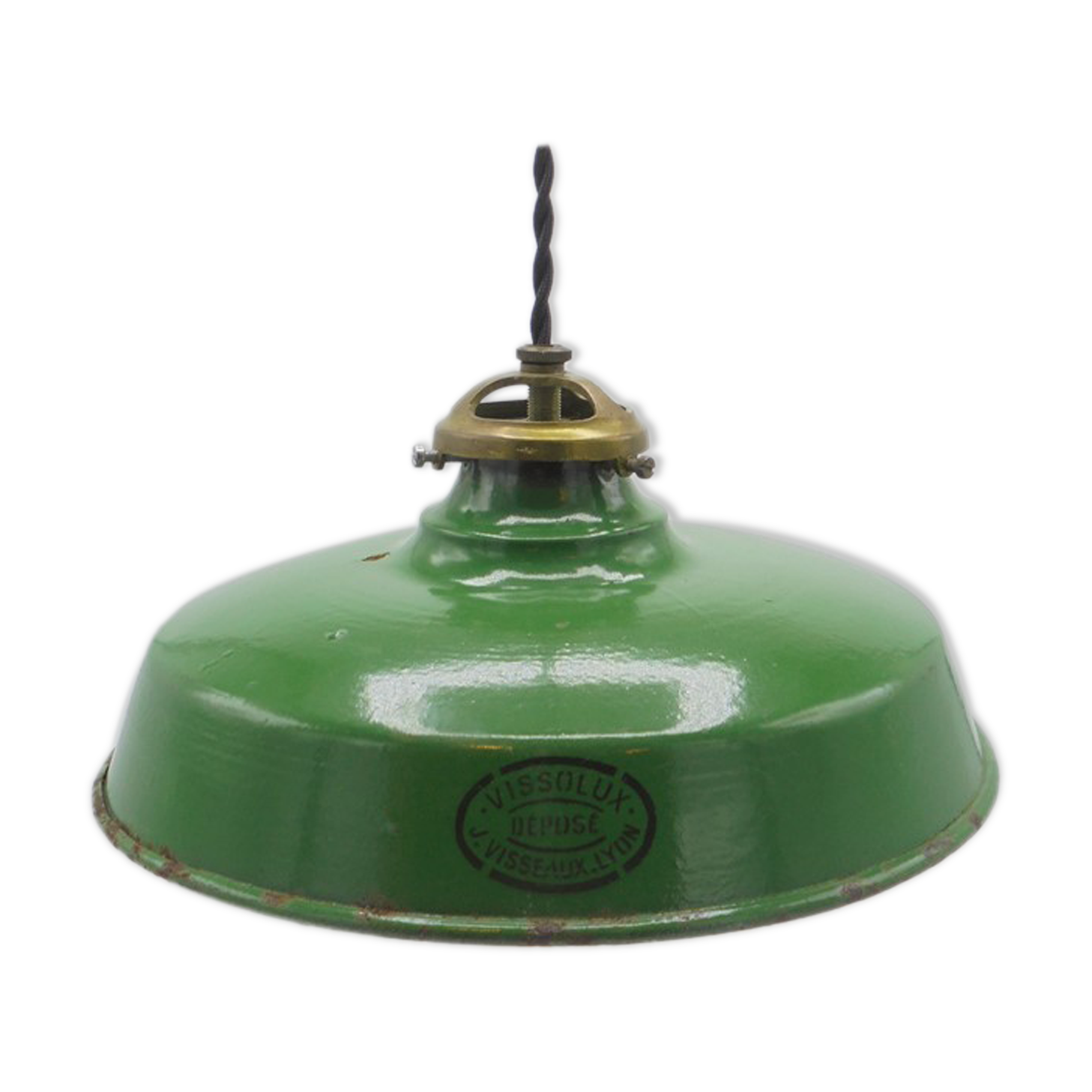 Enamelled sheet metal hanging