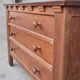 Oak chest of drawers